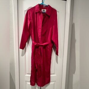 Vintage The Totes Coat Womens Belted Lined Rain Trench Coat  Size 6